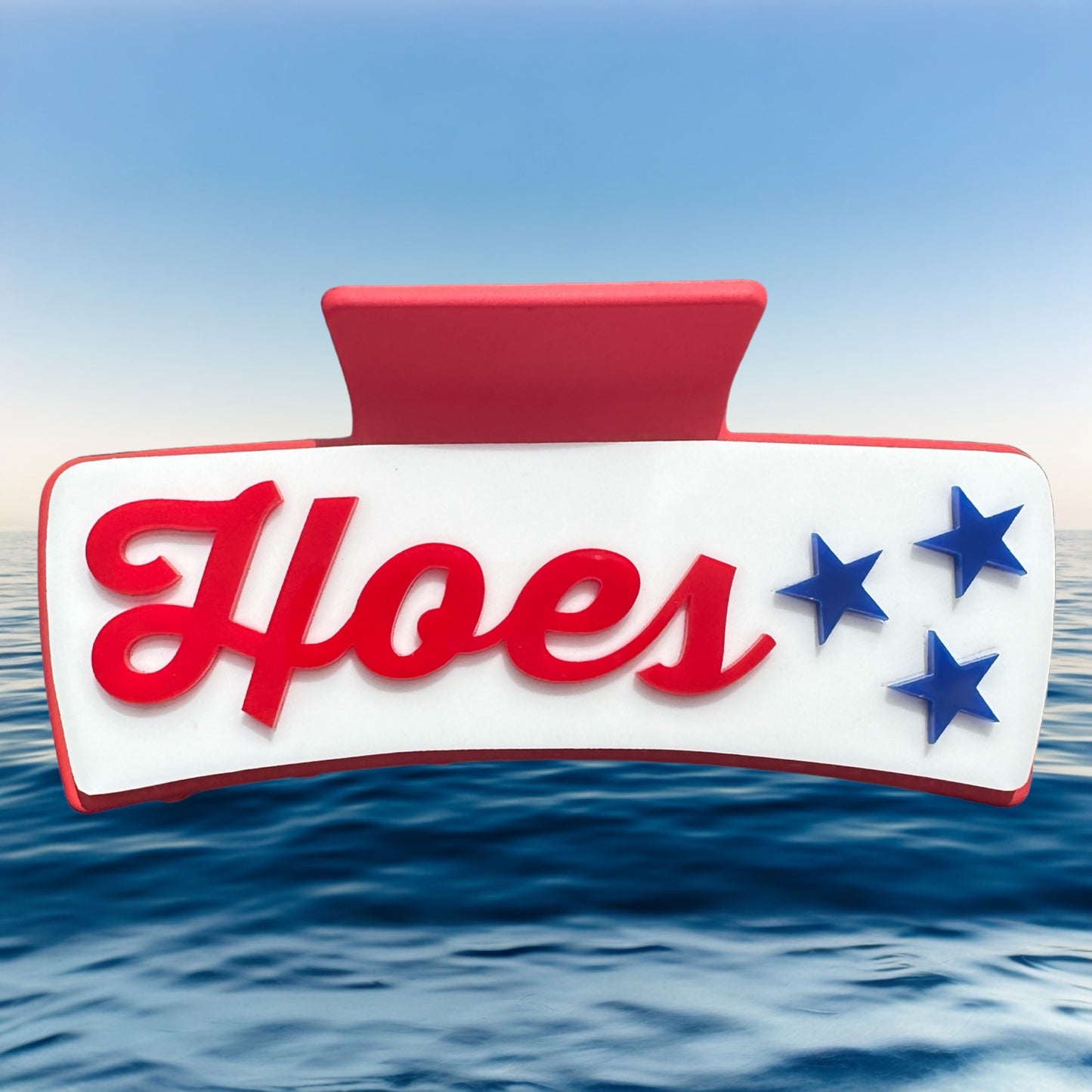 Boats & Hoes Hair Claw Clip