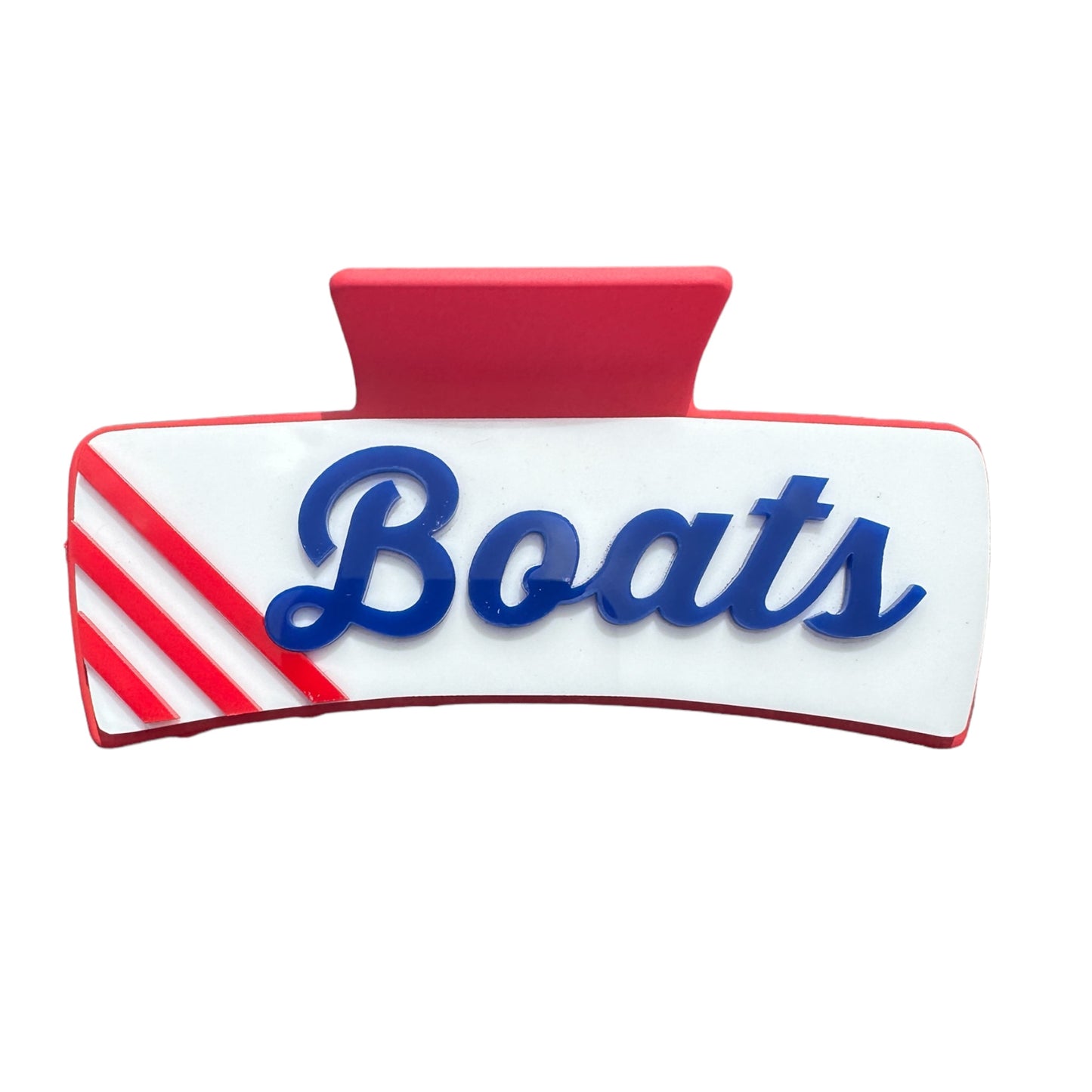 Boats & Hoes Hair Claw Clip