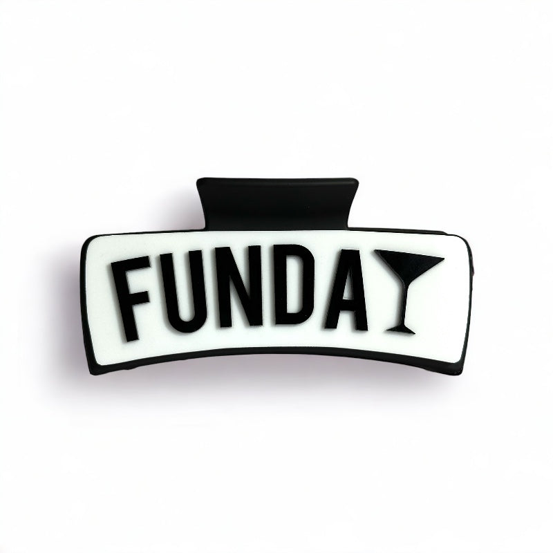 Sunday Funday Hair Claw Clip