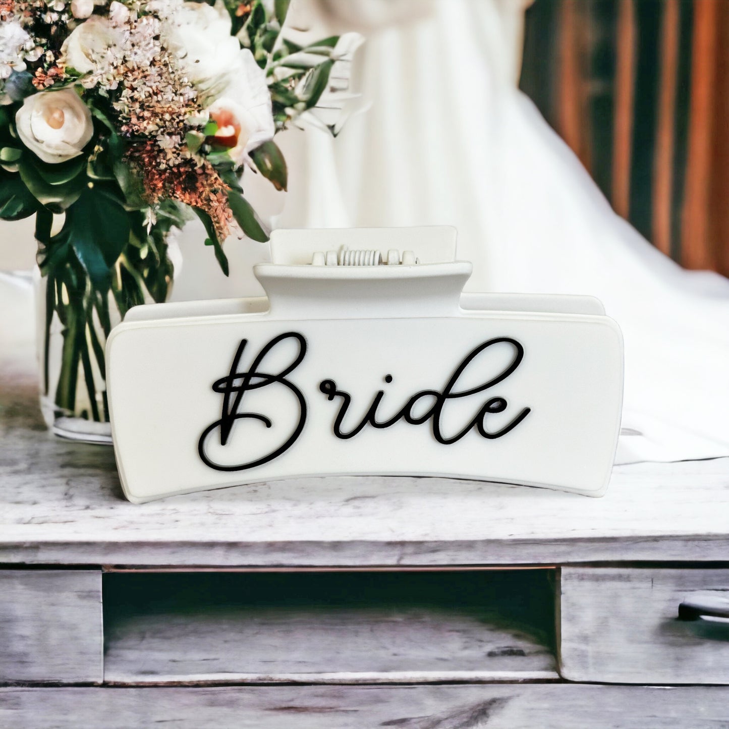 Bride Hair Claw Clip