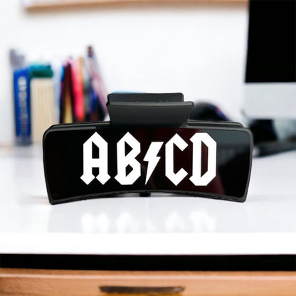 ABCD Teaching Rocks Hair Claw Clip