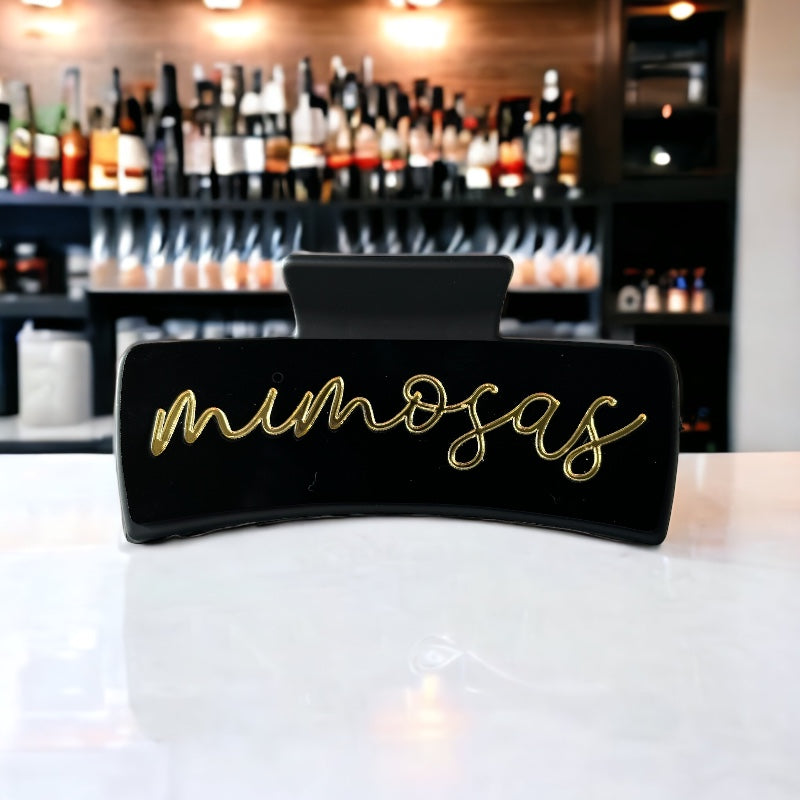 But First, Mimosas Hair Claw Clip